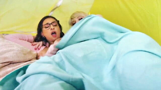 izzy, hailey, hailey rose - lesbian orgy with big tits