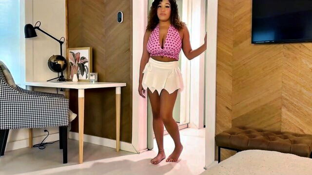 my busty, busty, great tits - stepsis gets big tits drilled