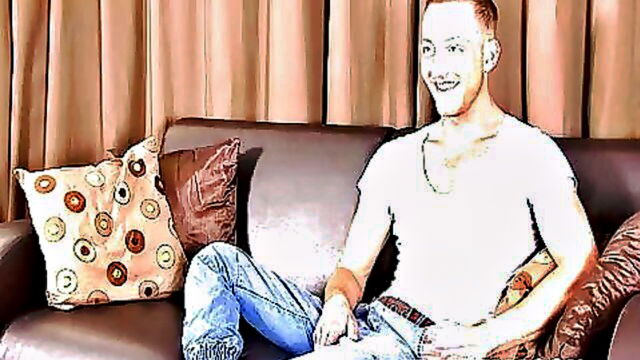 solo, interview, amateur - jonny kingdom strokes his big dick