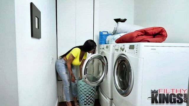milf caught, jerking off, ebony milf - young ebony gets off