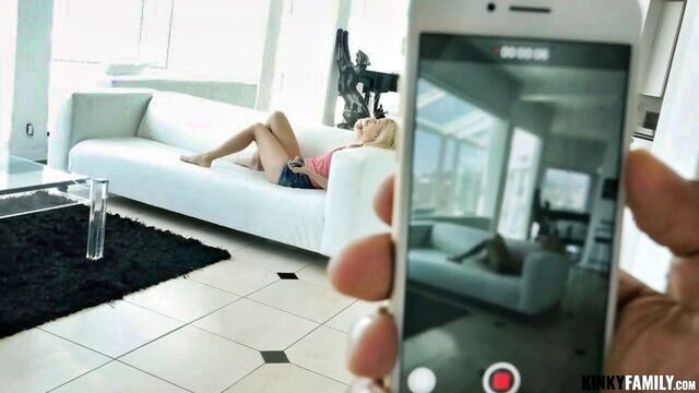 kinkyfamily, teenager 18+, point of view - tattooed blonde teen pov