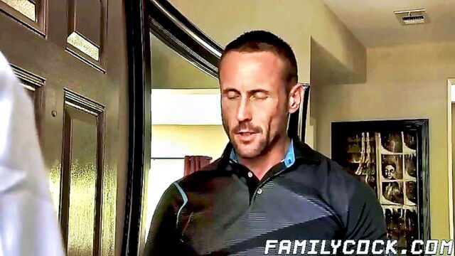 stud, fucking, hard fuck - stepson and dad threesome