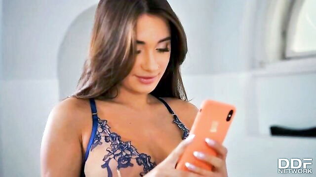 pussy, 18 year old, busty - 18yo girl fingering herself