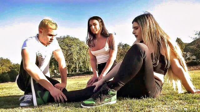 hardcore, domination, shemales - shemale threesome anal