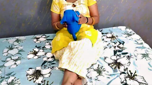 orgasm, indian, cumshot - stepmom gets cum on pussy