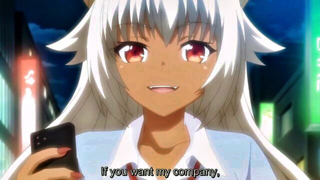 harem, dark skin, schoolgirl - schoolgirl gets assistance