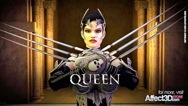 animation, warrior, futa - futa warrior queen