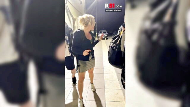 pov, vertical porn, fetish - tattooed girl pov airport