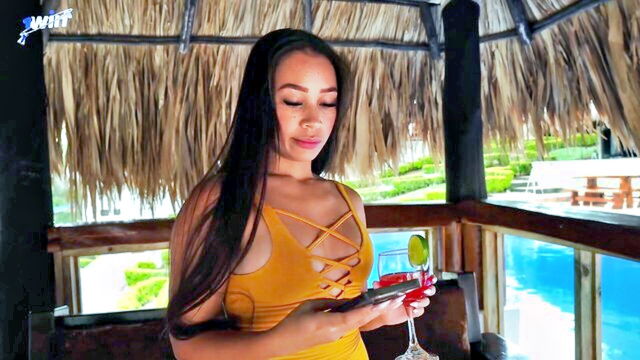 outdoor, big ass latina, big ass colombian - dani andrea big tits