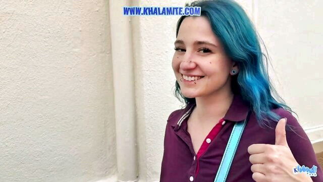 natural tits, outdoors, vacation - pov massage video