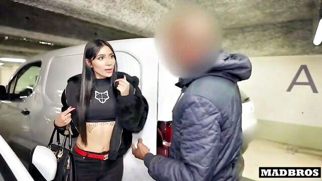 anal, double, alejandra - alejandra rico parking garage