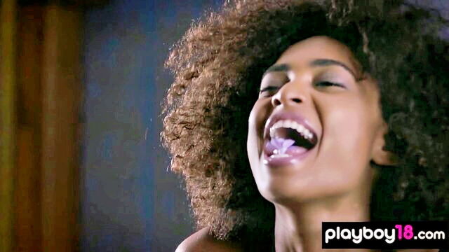 ebony, black, solo - bruna rocha small tits