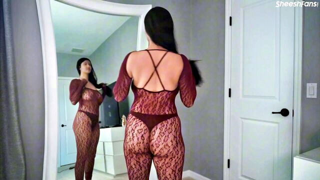 Strawberrytabby - strawberrytabby fishnet bodysuit