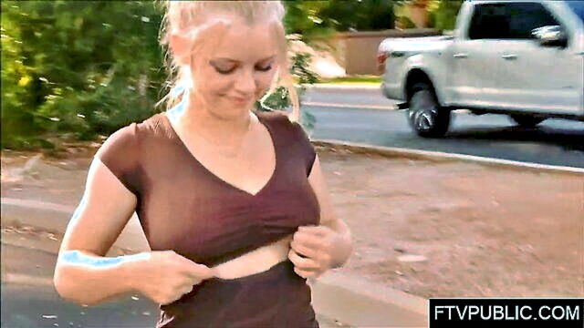 teen, teenager, outdoor - a teens first public orgasm