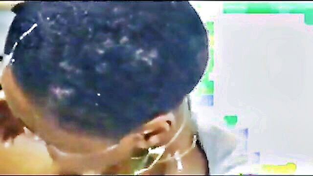 brutal blowjobs, bbc sex, blowjobs - interracial cumming on a black womans face and tongue