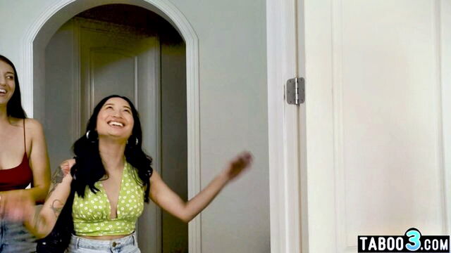taboo, latina, asian - bella roland threesome