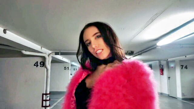 rough, lola bulgari, rick angel - lola bulgari parking lot blowjob