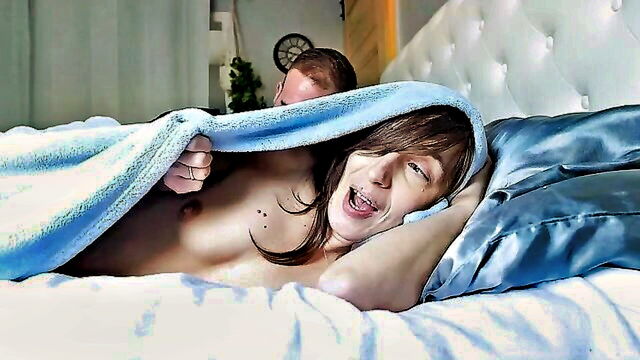 babe, ass, creampie - stepdad and stepdaughter moaning