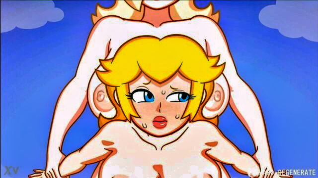 mario bros, futa, princess - futanari sex video