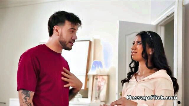 Ameena Green - interracial massage at home