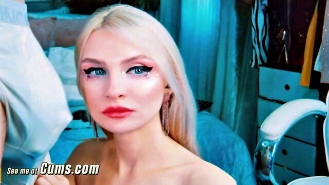 blonde, cums, babe - horny blonde webcam porn