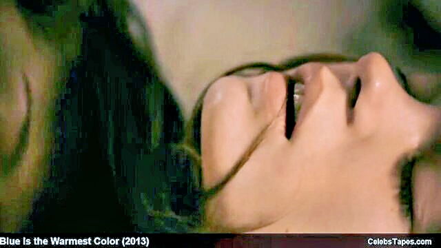 Adele Exarchopoulos, Lea Seydoux - a steamy video featuring adele exarchopoulos and lea seydoux in a nude and passionate lesbian encounter Banned Sex Tapes