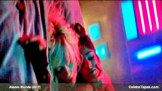 Charlize Theron, Sofia Boutella - attractive hollywood a listers charlize theron and sofia boutella in a steamy movie scene Banned Sex Tapes