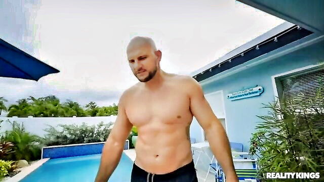 outdoor, ebony, homemade - pool service big ass
