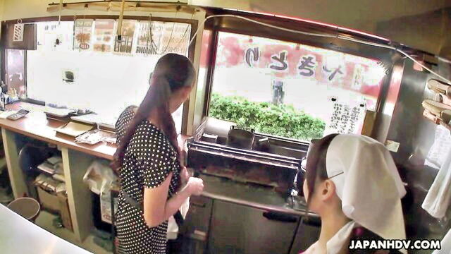 Akubi Yumemi - nasty shop keeper fuck