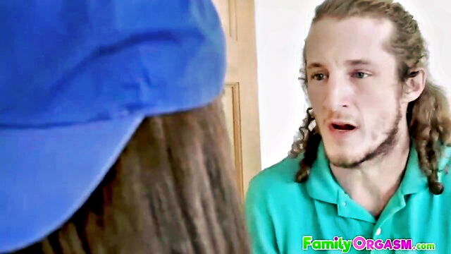 babe, teen, fucking - stepsis cunny drilled hard