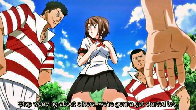 gangbang, teacher, sensei - busty teacher gangbang