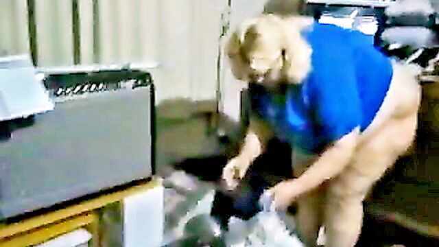 blondes, fat and bbw, big tits - mature cleaning up