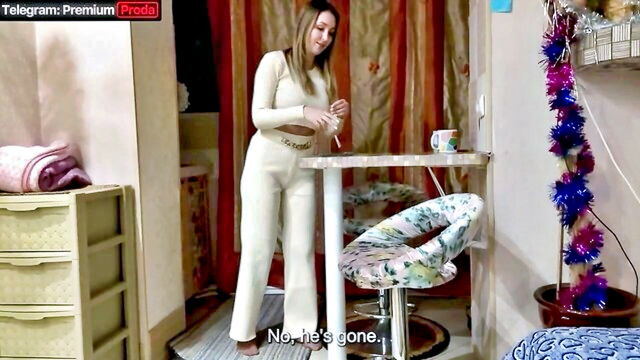 big dick, amateur, cumshot - russian stepmom sex video