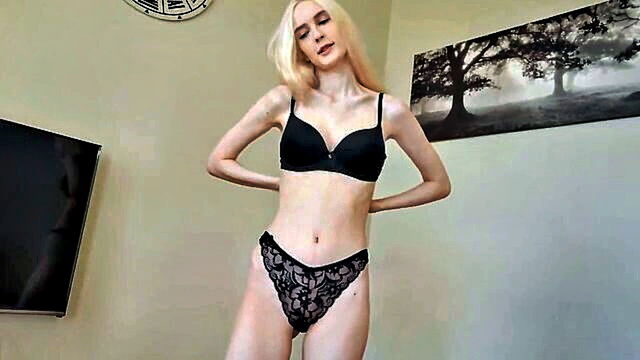 blonde, babe, teen - step sister blowjob creampie