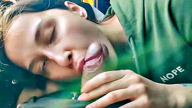 stranger sucks my dick on bus