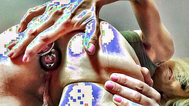 Lisa69Xx - attractive mature woman with anal toy intense close up of butt plug and anal opening Lisa69Xx