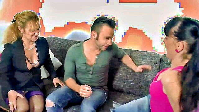 european pornstars enjoy passionate encounter with insatiable man : BB Video Produktion