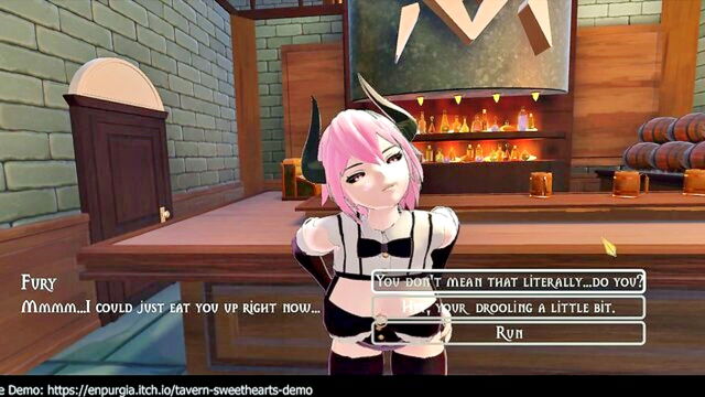 ahegao, creampie, squirting - succubus bar girl