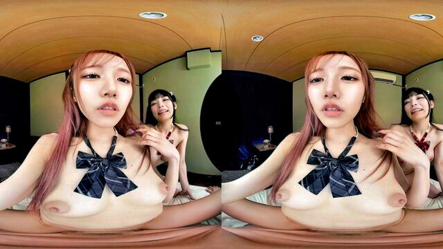 threesome, pov, asian - vr porn pov