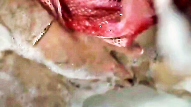 big tits, milf, bathing - my wife goes wild in the bathtub