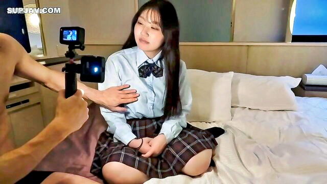 uncensored, hardcore, blowjob - hotel date with e cup beauty