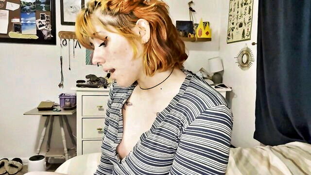 cumshot, blowjob, handjob - little sis joi pov