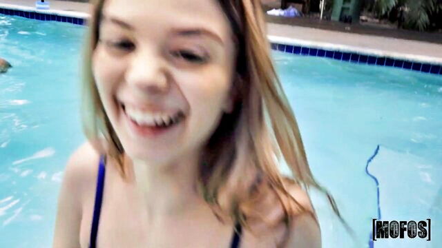 Molly Little, Parker Ambrose - teen with long hair gets fucked