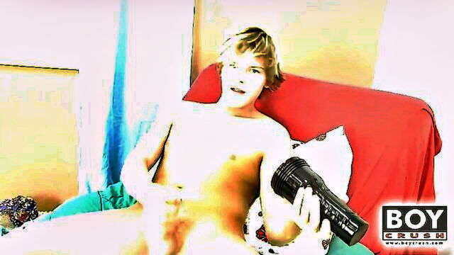 twink, teen (18+), blonde - dillon samuels jerk off