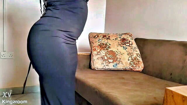 homemade, ebony, brunette - kingzroom big ass