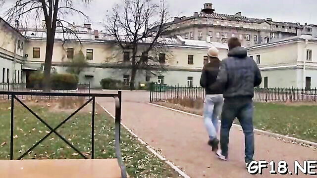 blowjob, big dick, brunette - russian teen aziza