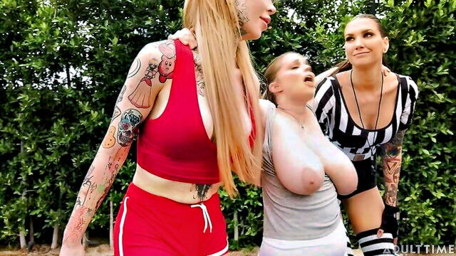 shemales, hardcore, domination - ts threesome xxx