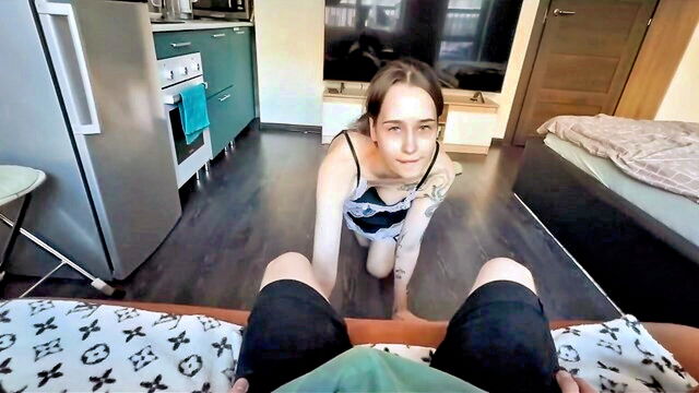 russian, big ass, cumshot - hannah kim stockings