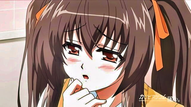 pissing, blackmailed, bathroom - hentai schoolgirl 3some