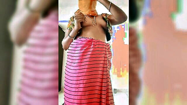 Swetha 23 - hot audio and sizzling visuals of a tamil wife undressing from her saree in a homemade video Swetha 23